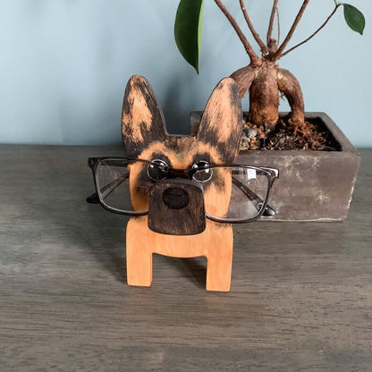 German Shepherd Glasses Stand