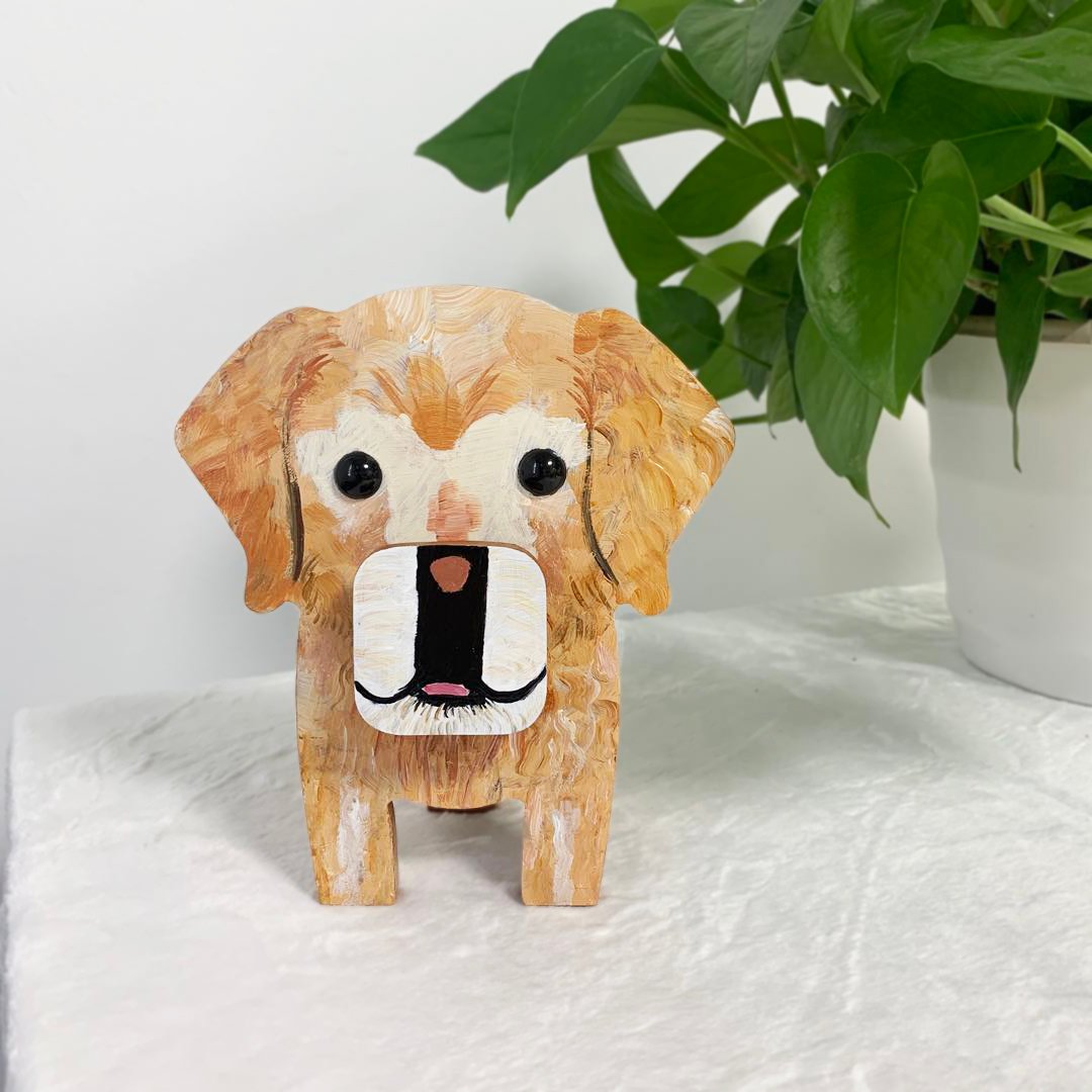 Jack-Golden Retriever Dog Eyeglasses Stand