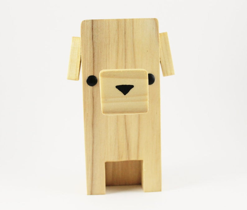 Handmade Floppy Ear Dog Eyeglasses Stand