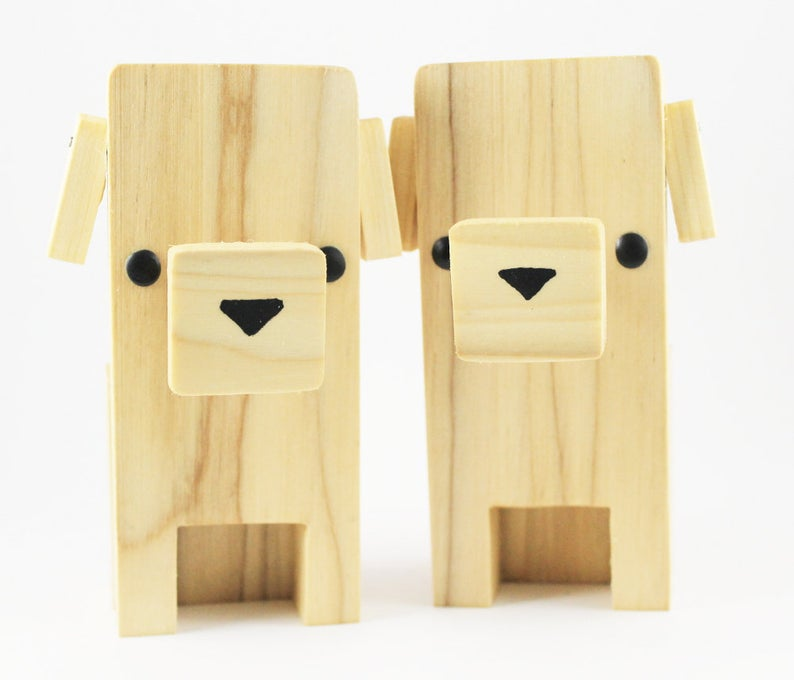 Handmade Floppy Ear Dog Eyeglasses Stand