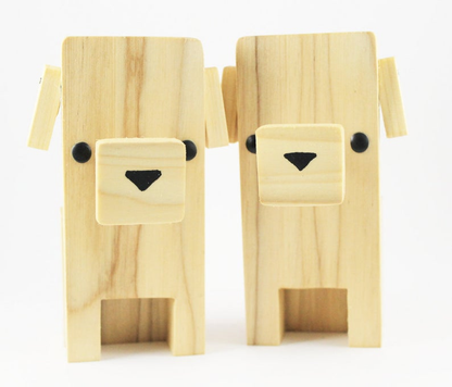 Handmade Floppy Ear Dog Eyeglasses Stand