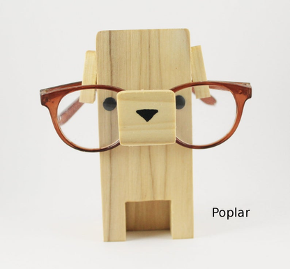 Handmade Floppy Ear Dog Eyeglasses Stand