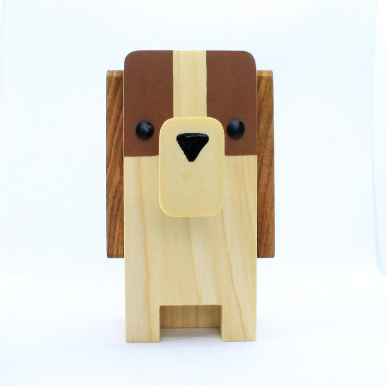 Mick-Handmade Basset Hound Dog Eyeglasses Stand
