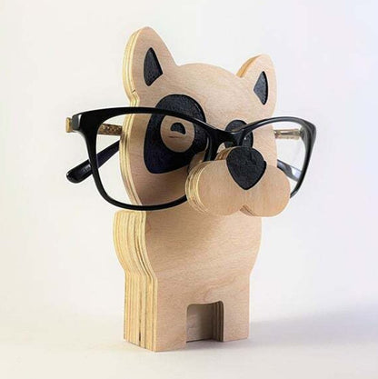 Myron-Handmade Pug Eyeglasses Stand