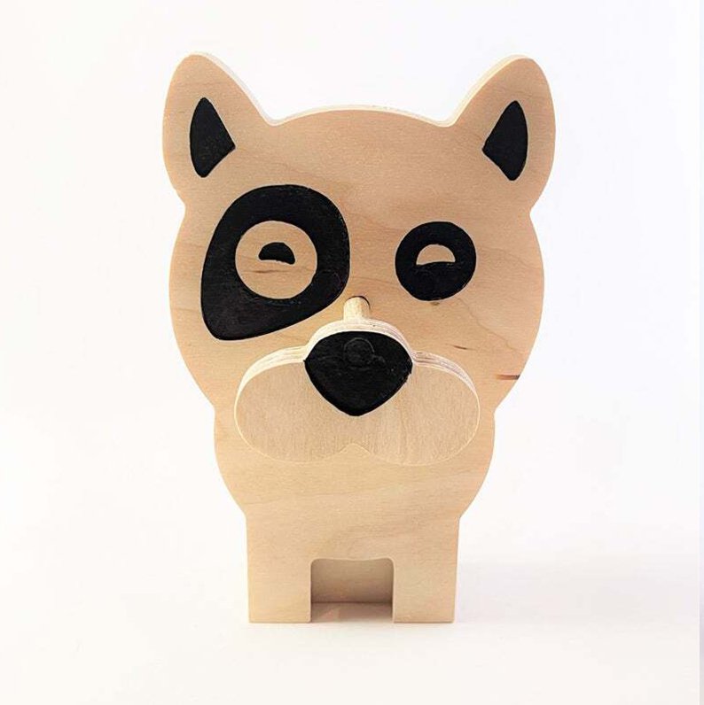 Myron-Handmade Pug Eyeglasses Stand