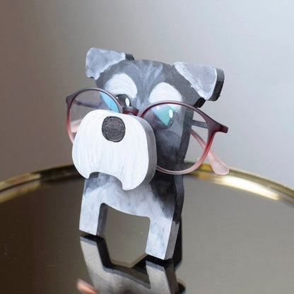 Schnauzer Glasses Stand, Women's Day Gifts