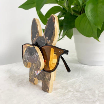 Schnauzer Dog Eyeglasses Stand