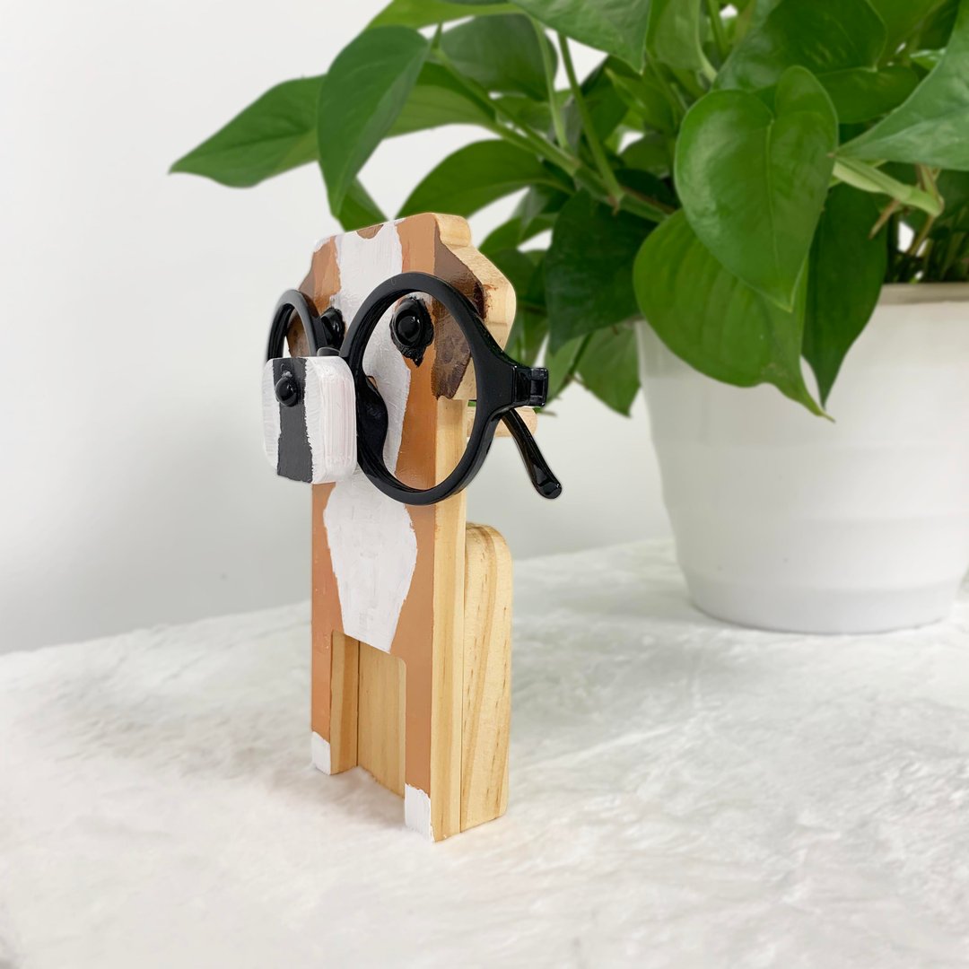 Staffordshire Bull Terrier Dog Eyeglasses Stand
