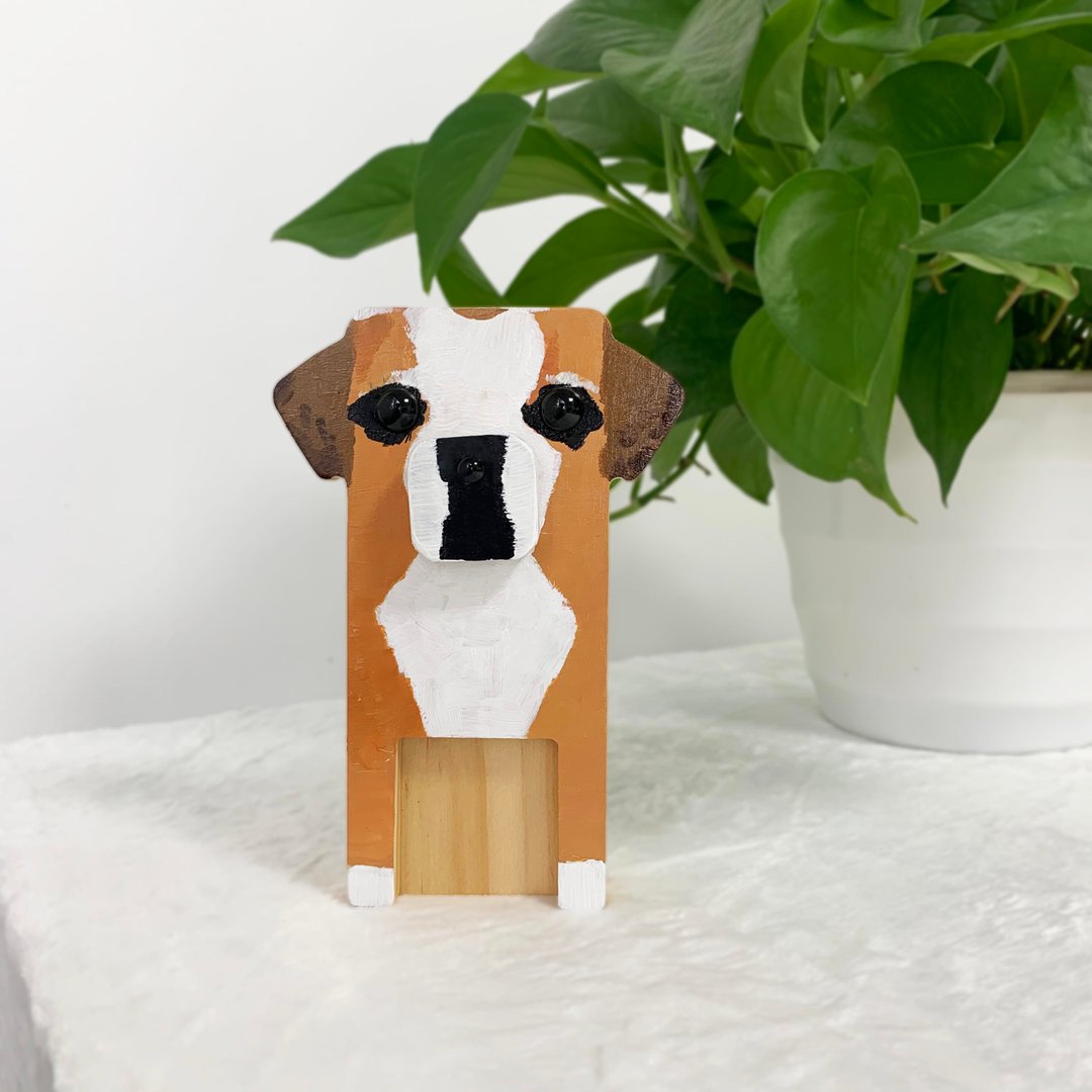Staffordshire Bull Terrier Dog Eyeglasses Stand