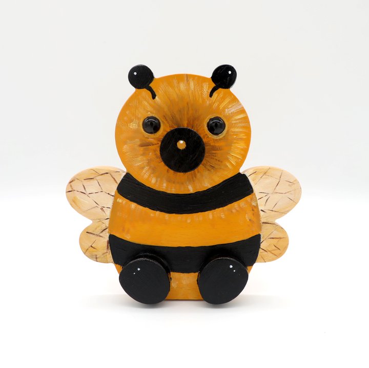 Bees Wooden Glasses Stand
