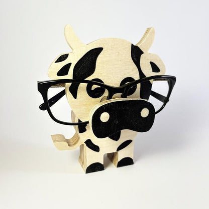 Miles-Handmade Cow Eyeglasses Stand