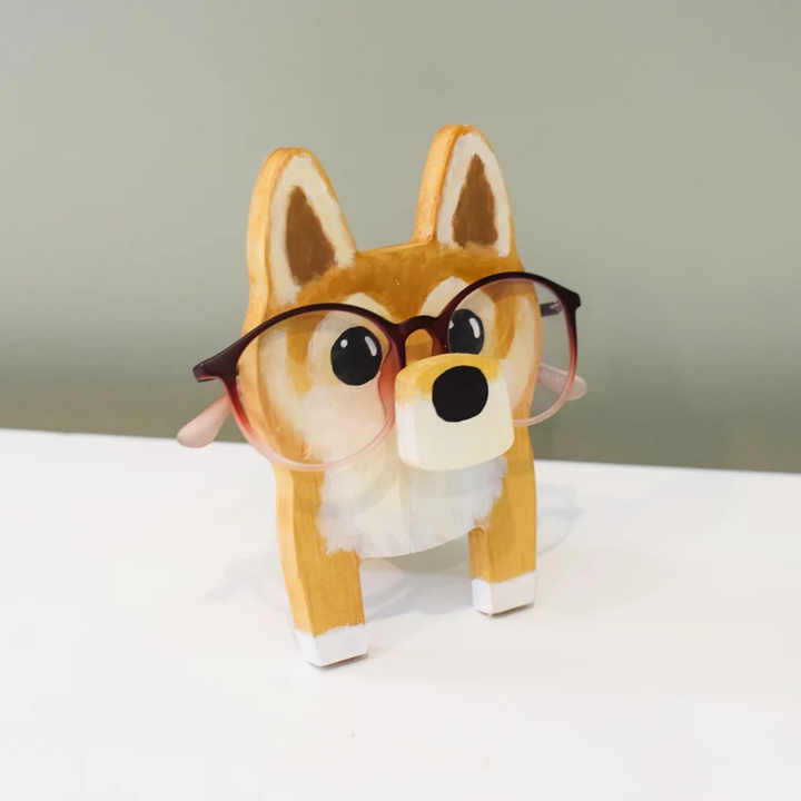 Shiba Inu Glasses Stand, Gift For Mother