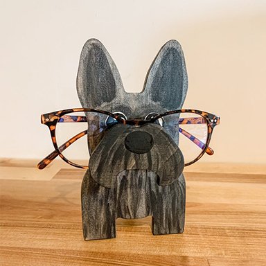Danny-Handmade Schnauzer Glasses Stand Art Gift