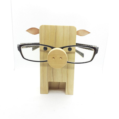 Greg-Handmade Pig Eyeglasses Stand