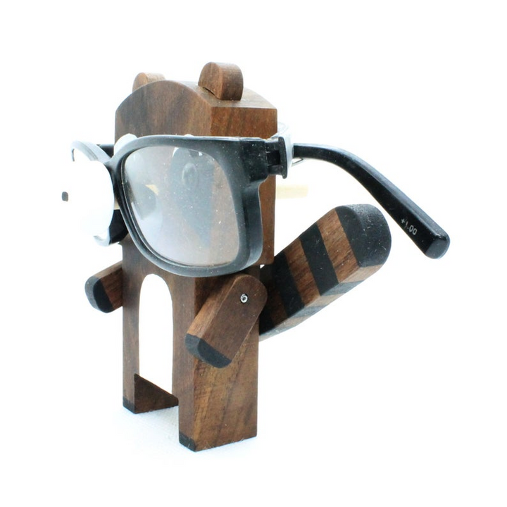 Edison-Handmade Raccoon Eyeglasses Stand