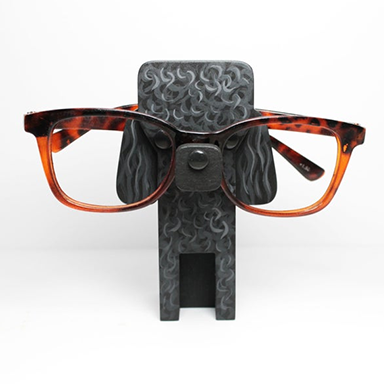 Handmade Poodle Eyeglasses Stand