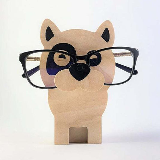 Myron-Handmade Pug Eyeglasses Stand