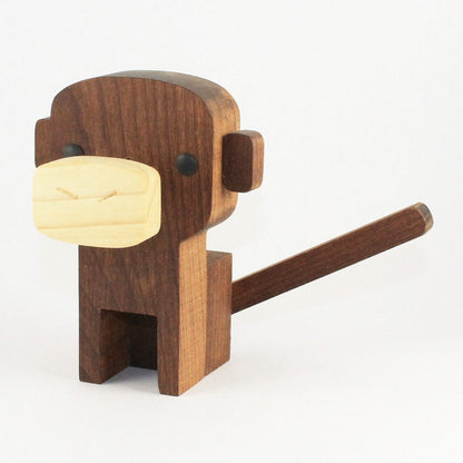 Monkey Wearing Eyeglasses Stand.