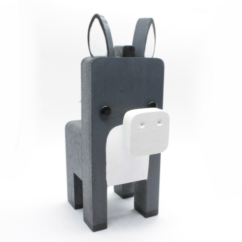 Donkey Wearing Eyeglasses Stand.