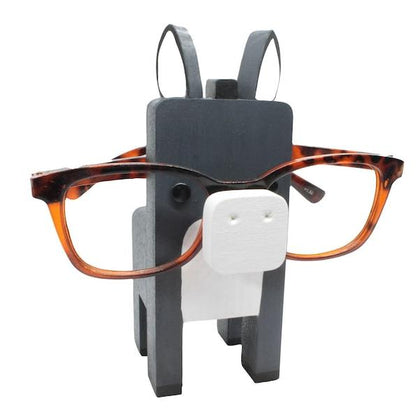 Donkey Wearing Eyeglasses Stand.