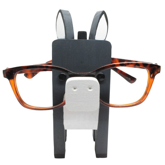Donkey Wearing Eyeglasses Stand.