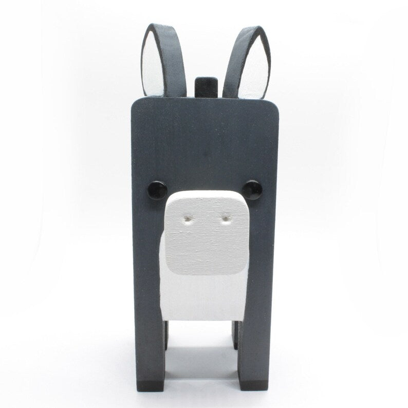 Donkey Wearing Eyeglasses Stand.