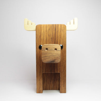 yellowMoose Wearing Eyeglasses Stand.