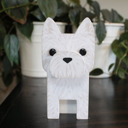 West Highland Terrier Dog Eyeglass Stand.