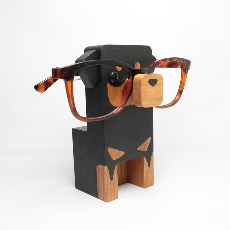 Rottweiler Eyeglass Stand.