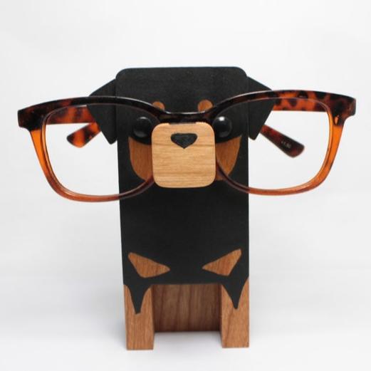Rottweiler Eyeglass Stand.