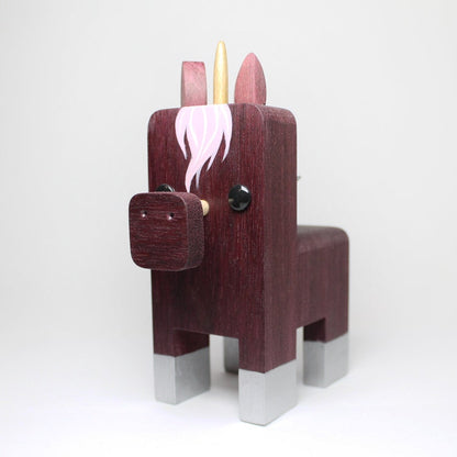 Rod Unicorn Wearing Eyeglasses Stand.