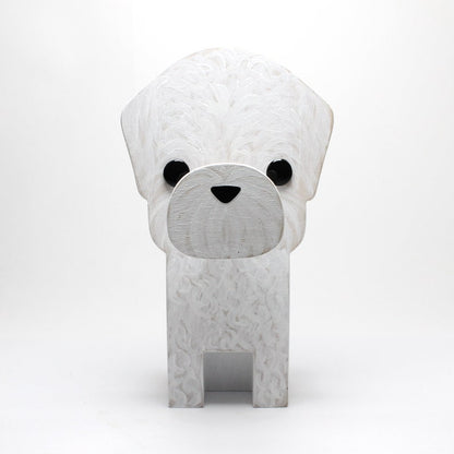 Bichon Frise Dog Eyeglass Stand.