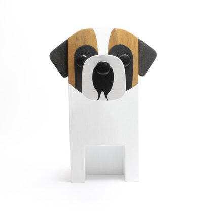 Saint Bernard Dog Eyeglass Stand.