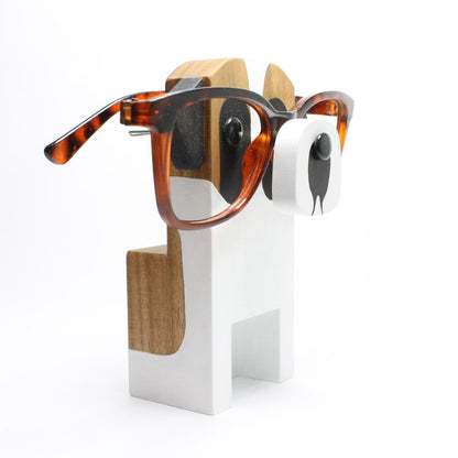 Saint Bernard Dog Eyeglass Stand.