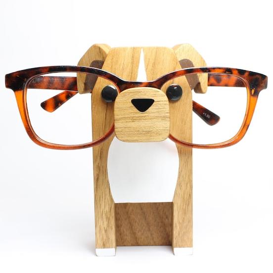 Pitbull Dog Eyeglass Stand.
