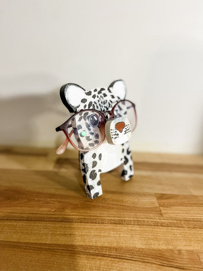 Leopard Eyeglass Stand.