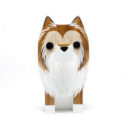Collie Dog Eyeglass Stand.