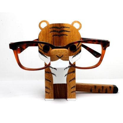 Tiger Eyeglass Stand.