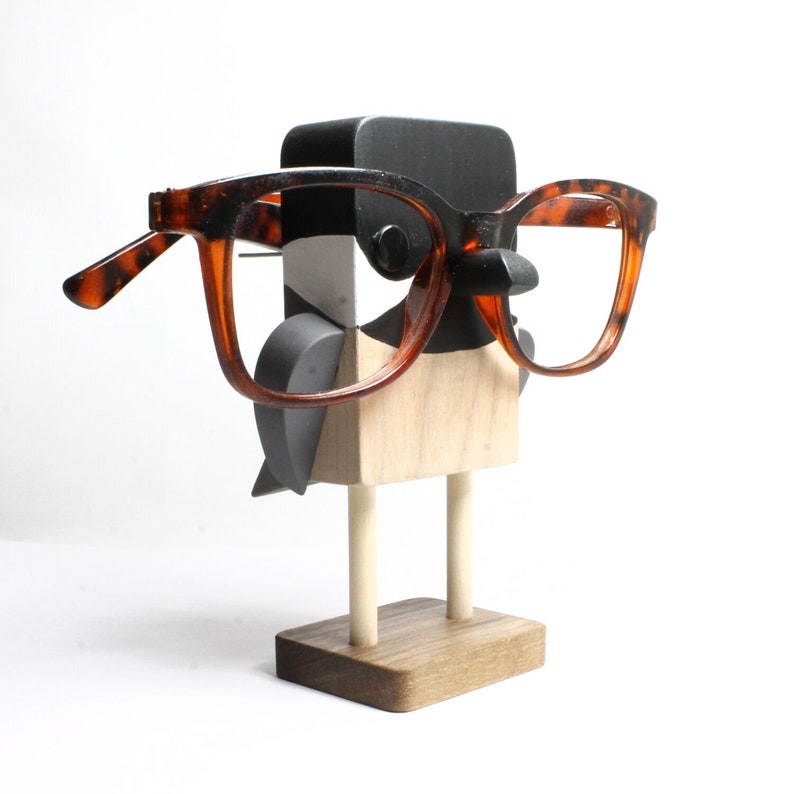 Chickadee Eyeglass Stand.