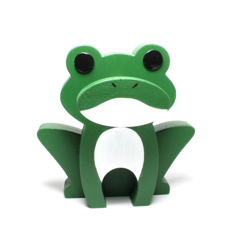 green Frog Eyeglass Stand.