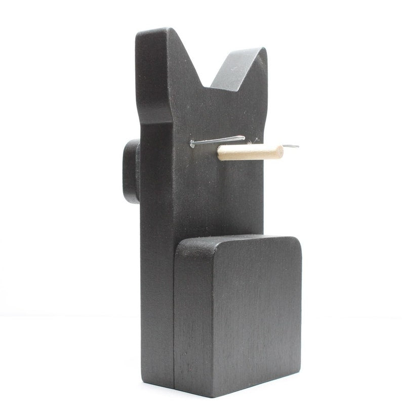 Black German Shepherd Eyeglass Stand.