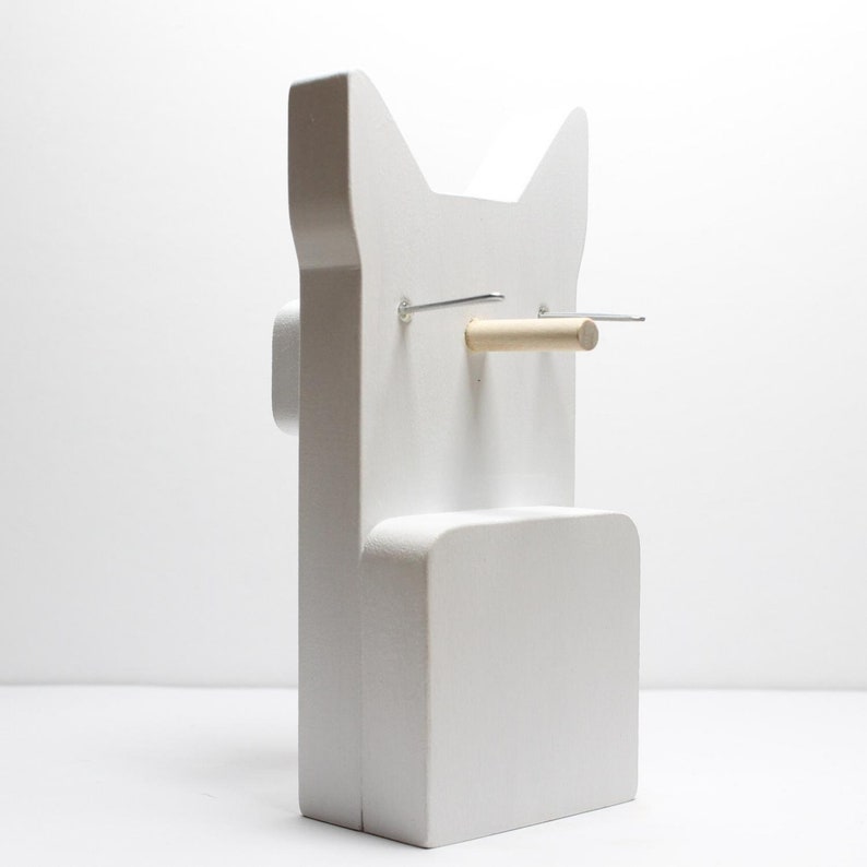 White German Shepherd Eyeglass Stand.
