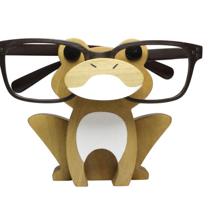 yellow Frog Eyeglass Stand.