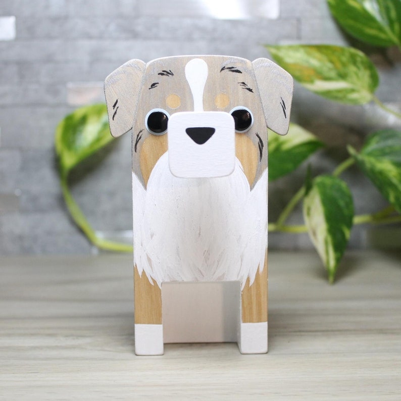 Australian Shepherd Dog Eyeglass Stand.