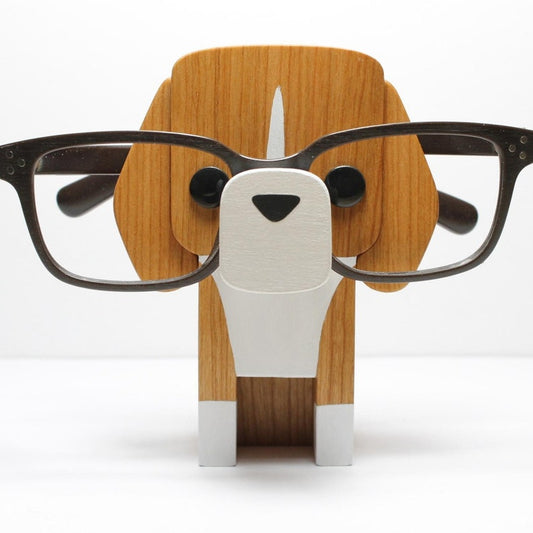 Beagle Dog Eyeglass Stand.