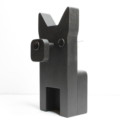 Black German Shepherd Eyeglass Stand.