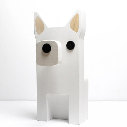 White German Shepherd Eyeglass Stand.