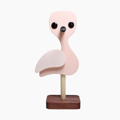 Pink Flamingo Bird Eyeglass Stand.