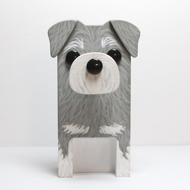 Schnauzer Dog Eyeglass Stand.
