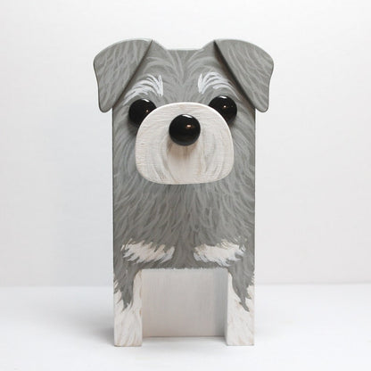 Schnauzer Dog Eyeglass Stand.